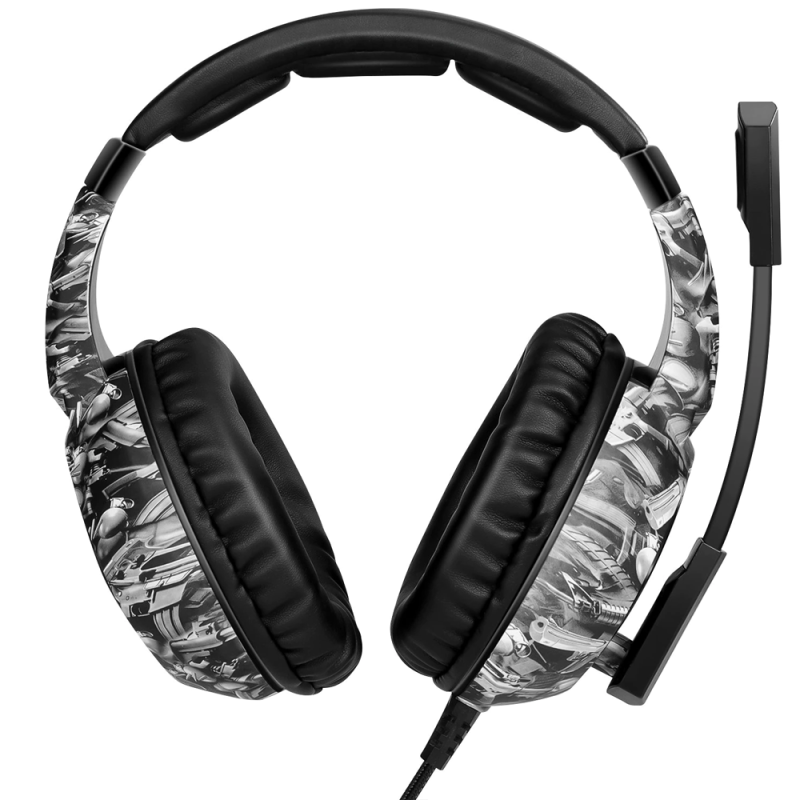 Casti Gaming Onikuma K19 Profesionale, stereo, gri camouflaj - 3 | YEO