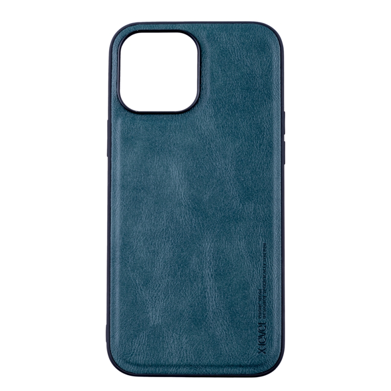 Husa de protectie Loomax, Iphone 13 Pro Max, piele ecologica, verde