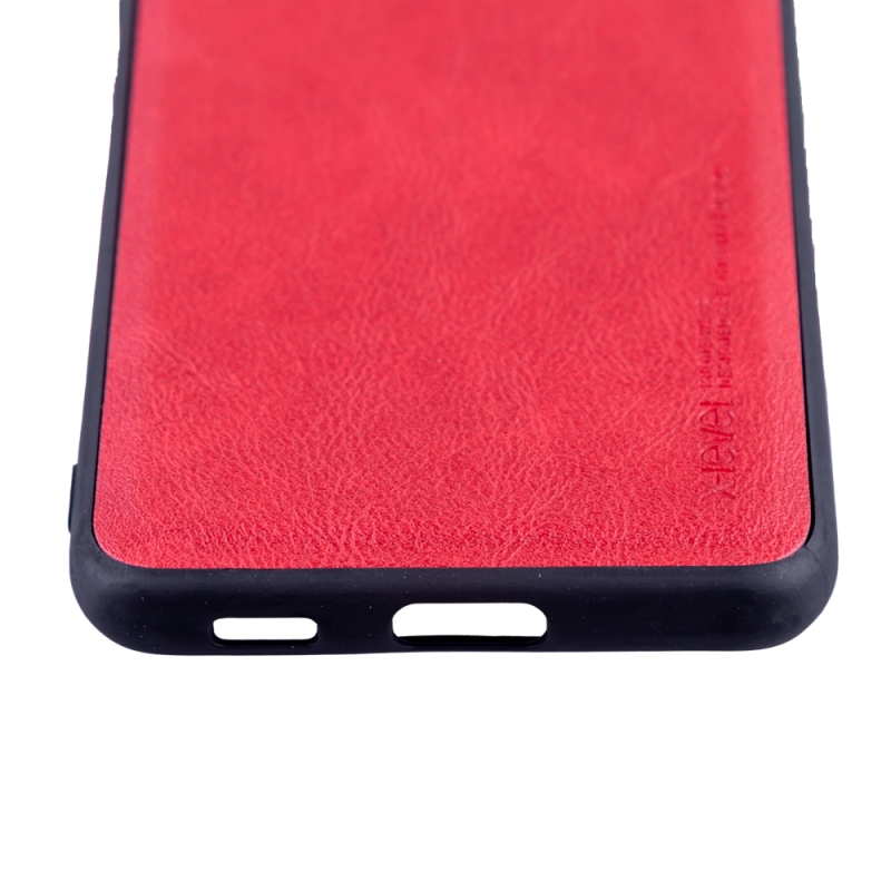 Husa de protectie Loomax, Samsung Galaxy S21 Plus, piele ecologica, rosu