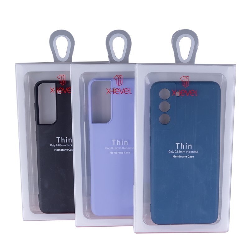 Husa de protectie Loomax Samsung S21, Silicon Subtire, Albastra