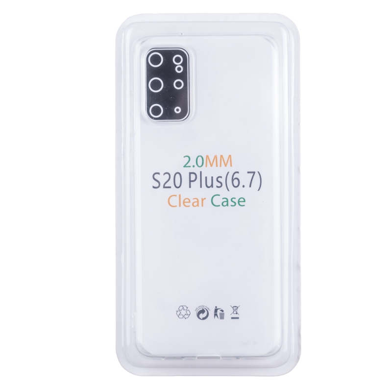 Husa Loomax de protectie Samsung S20 Plus, silicon subtire, 2 mm, transparent