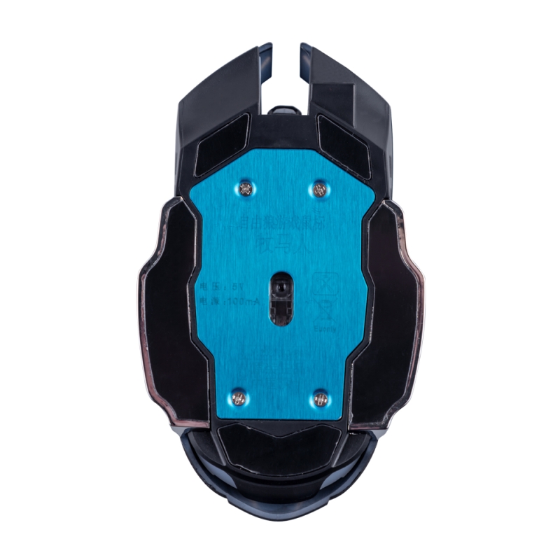 Mouse Gaming ZiYou Lang V5, cu fir, 2400 DPI, USB, Stele Negru