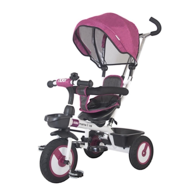 Tricicleta multifunctionala MamaLove Rider Violet