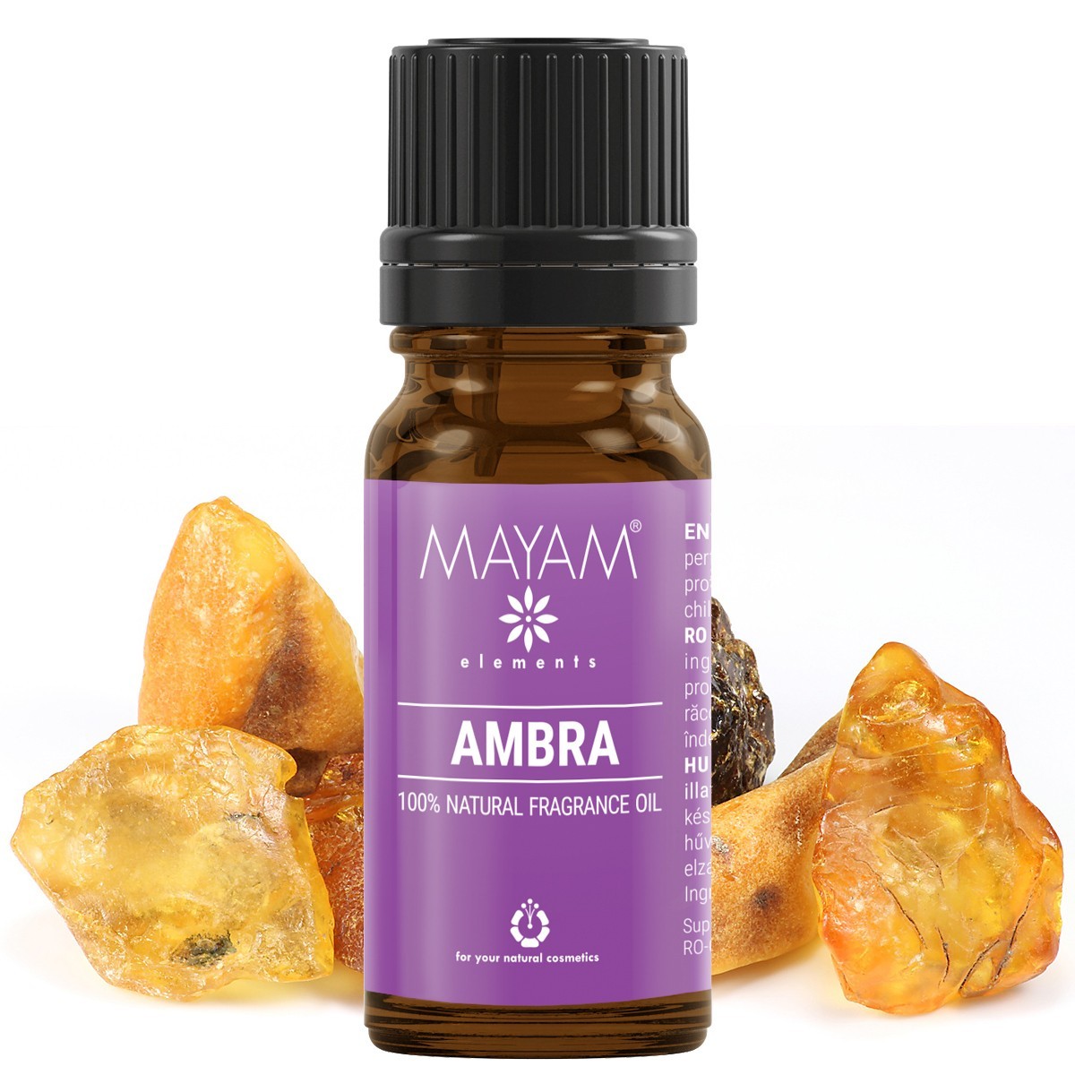Parfumant natural Elemental, Ambra, 10 ml