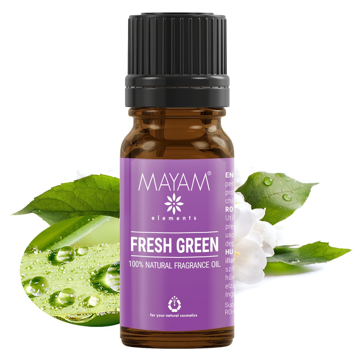Parfumant natural Elemental, Fresh Green, 10 ml